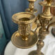 Brass candlesticks 3 branches