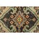 1970s Vintage Turkish Hand-Knotted Wool Cotton Orange Runner Rug 88x337