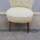 Vintage armchair beige fabric