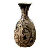 Stoneware vase Alsace - Dragon - Graessel Pottery Soufflenheim