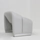 Set of 2 Artifort Groovy M chairs F598 Pierre Paulin in leather