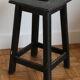 Black oak stool 460mm