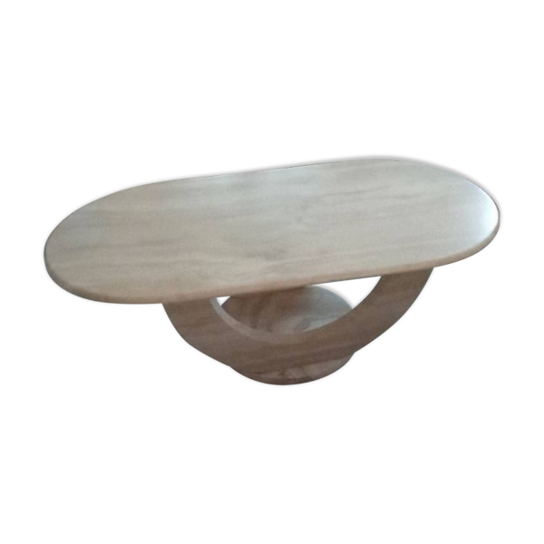 Table basse en travertin