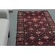 1970s Vintage Turkish Handmade Wool & Cotton Pink Runner Rug 84x392