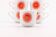 Set of 5 vintage coffee cups Winterling Bavaria - Pop Art 70s sun decor