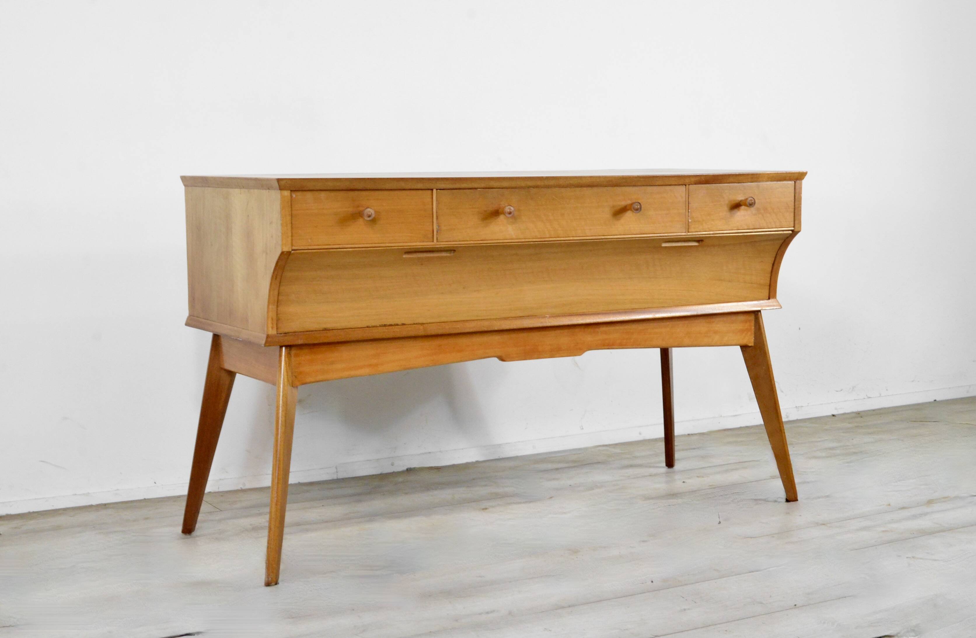 Midcentury Alfred Cox. Sideboard / Dresser In Walnut. Modern / Danish Style