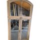 Eighteenth-century oak window mirror.