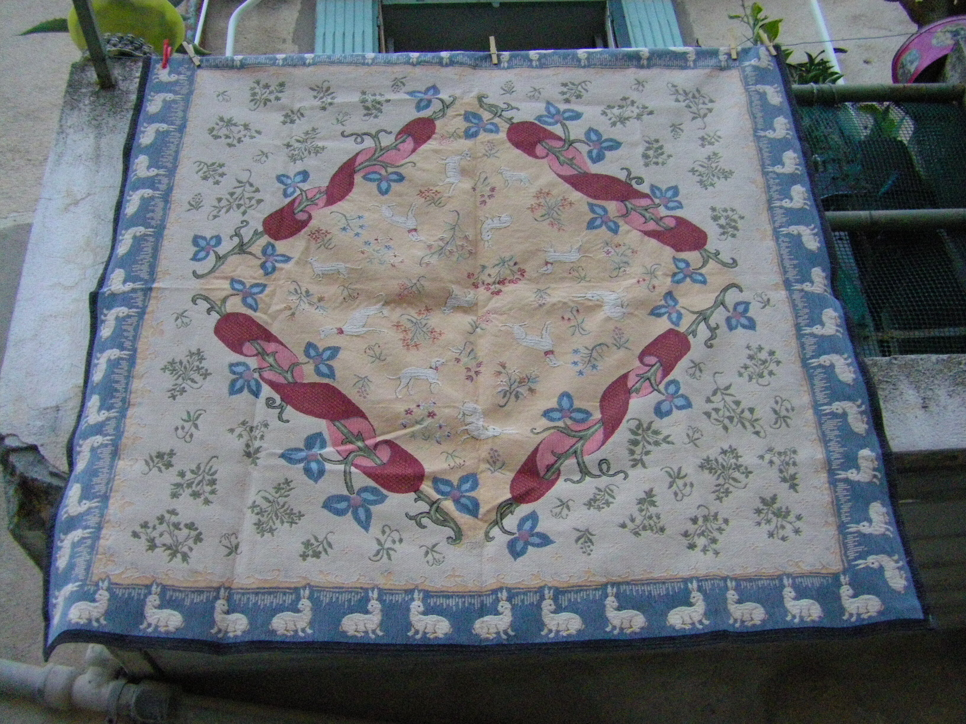 Plaid Jules Pansu Paris 137 x 137 cm