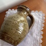 Pyrite stoneware pitcher - vintage