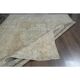 1970s Vintage Persian Handmade Wool Cotton Orange Area Rug 282x377