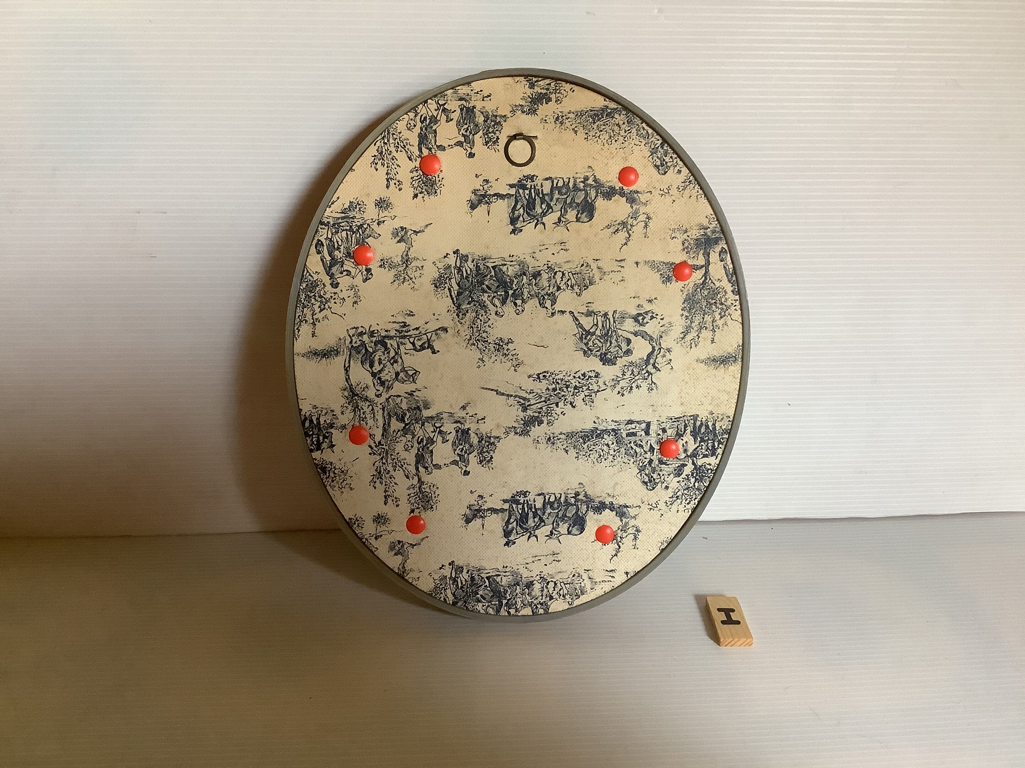 Old frame curved glass dried flowers glossy fabric