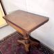 Angleterre XIXeme : table a jeux style Charles X en acajou blond