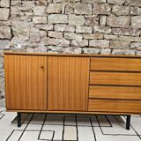 Sideboard in teak veneer 1970
