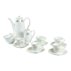 Service à thé Bohême en porcelaine et or, Tchécoslovaquie 1950s