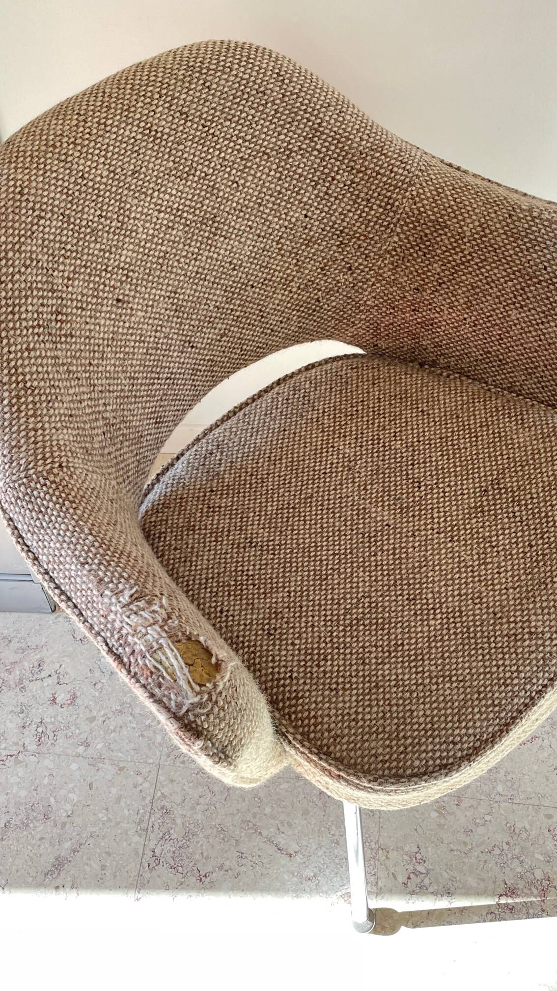 Fauteuil Conférence Eero Saarinen par Knoll années 70