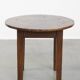Table d'appoint anglaise ancienne de la fin du XIXe siècle en chêne