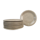Set of 8 speckled plates
