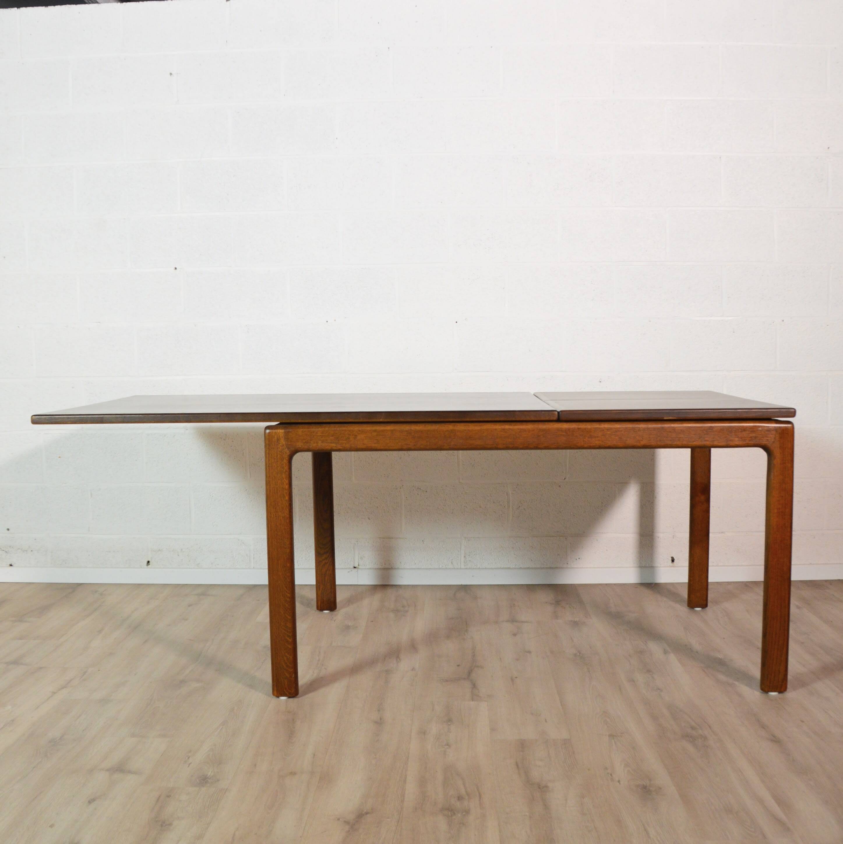 Lübke extendable dining table, German design, 1970s