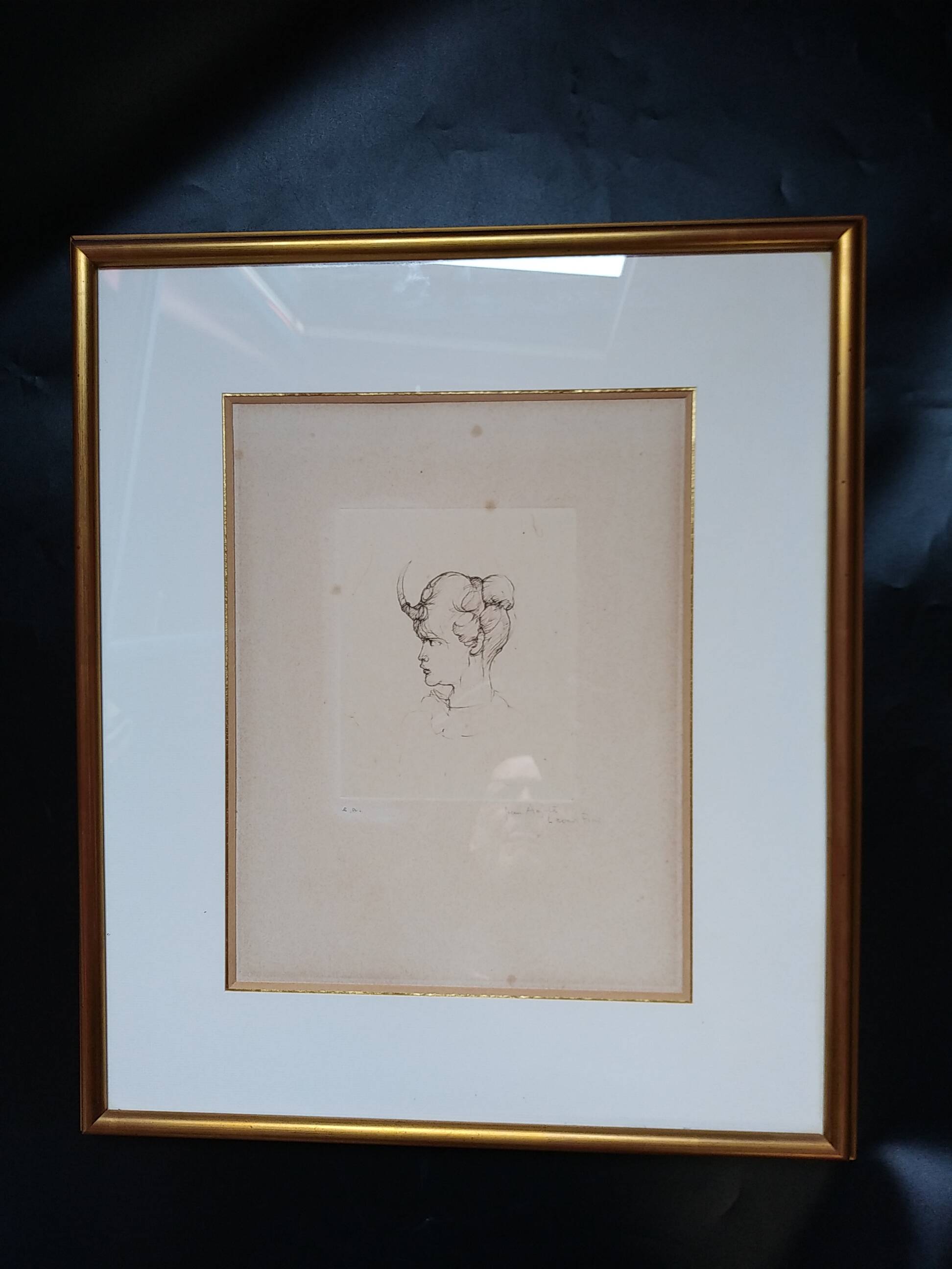 Engraving. Léonor Fini. Signed. Artist's proof.