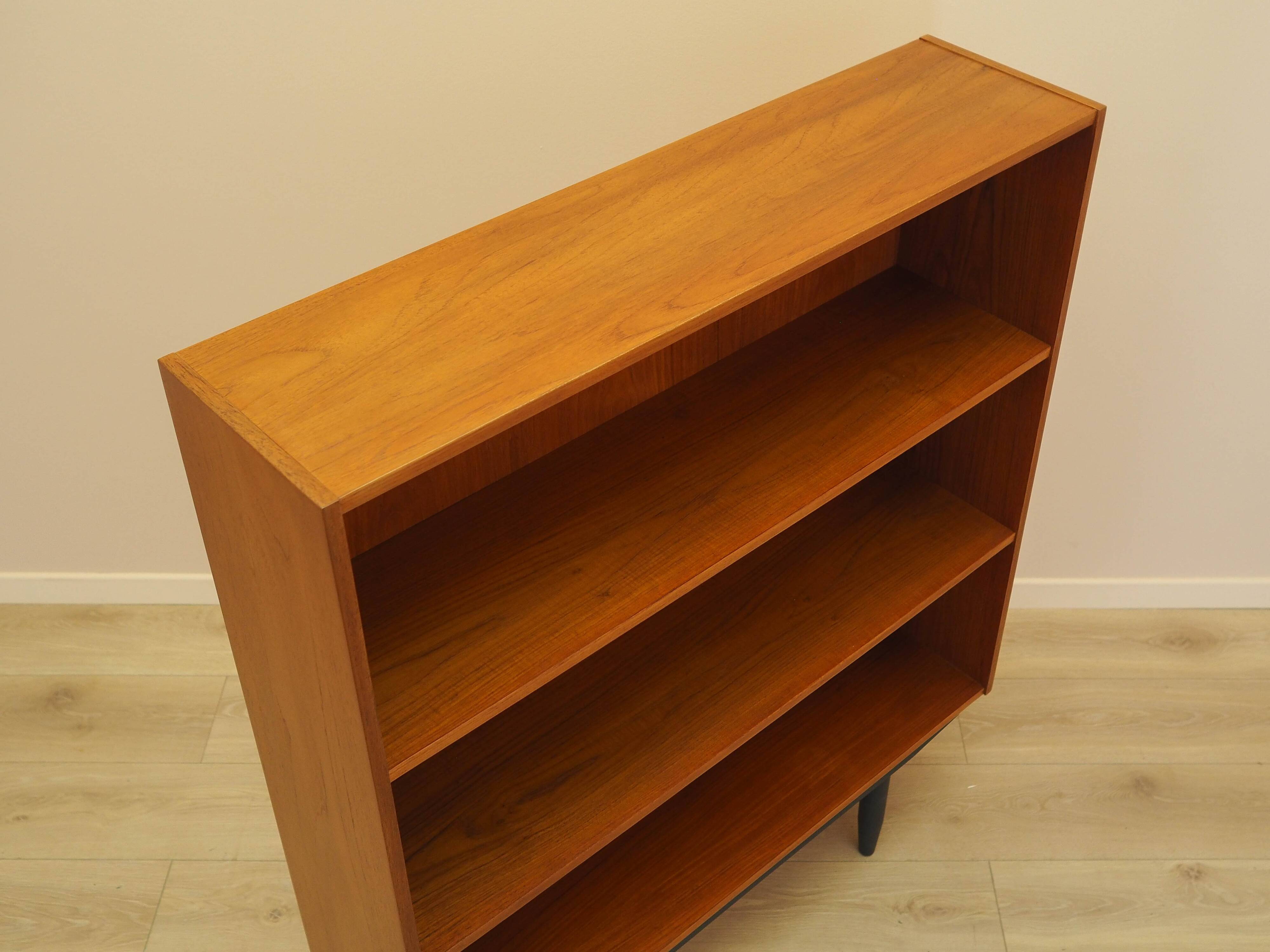 Teak bookcase, Danish design, 1970s, manufactured by Clausen & Søn