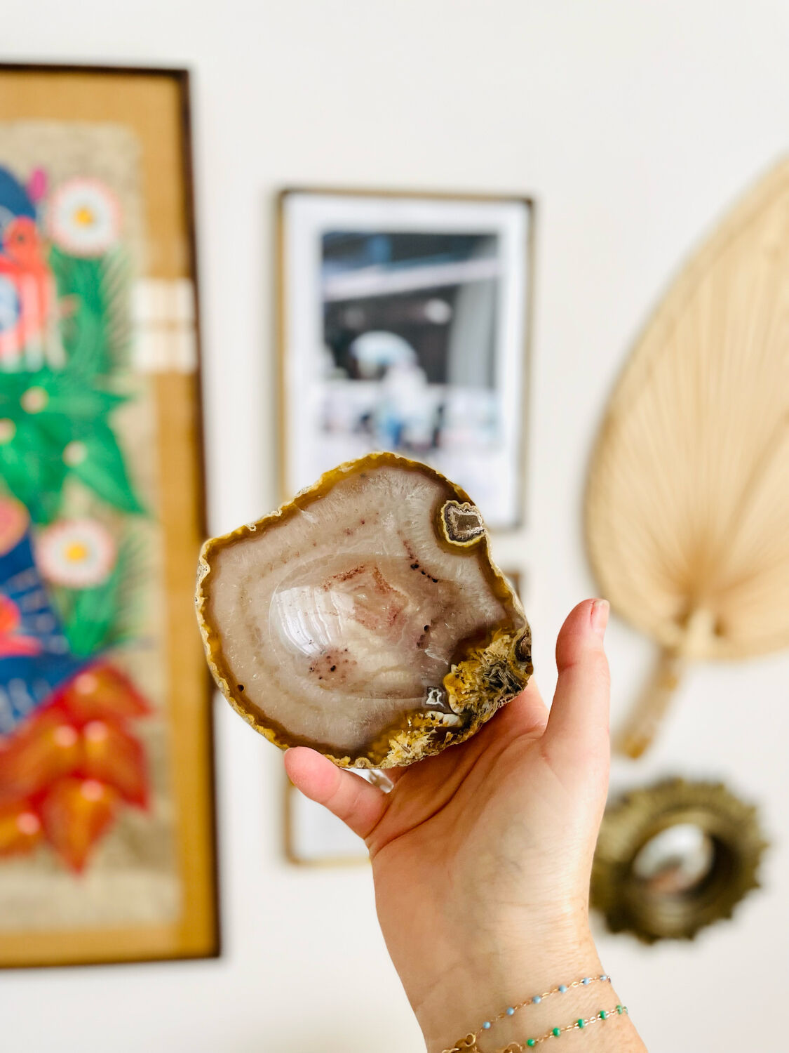 Vintage alabaster ashtray