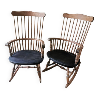 Pair of rocking chairs