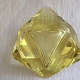 Diamond-shaped faceted ashtray