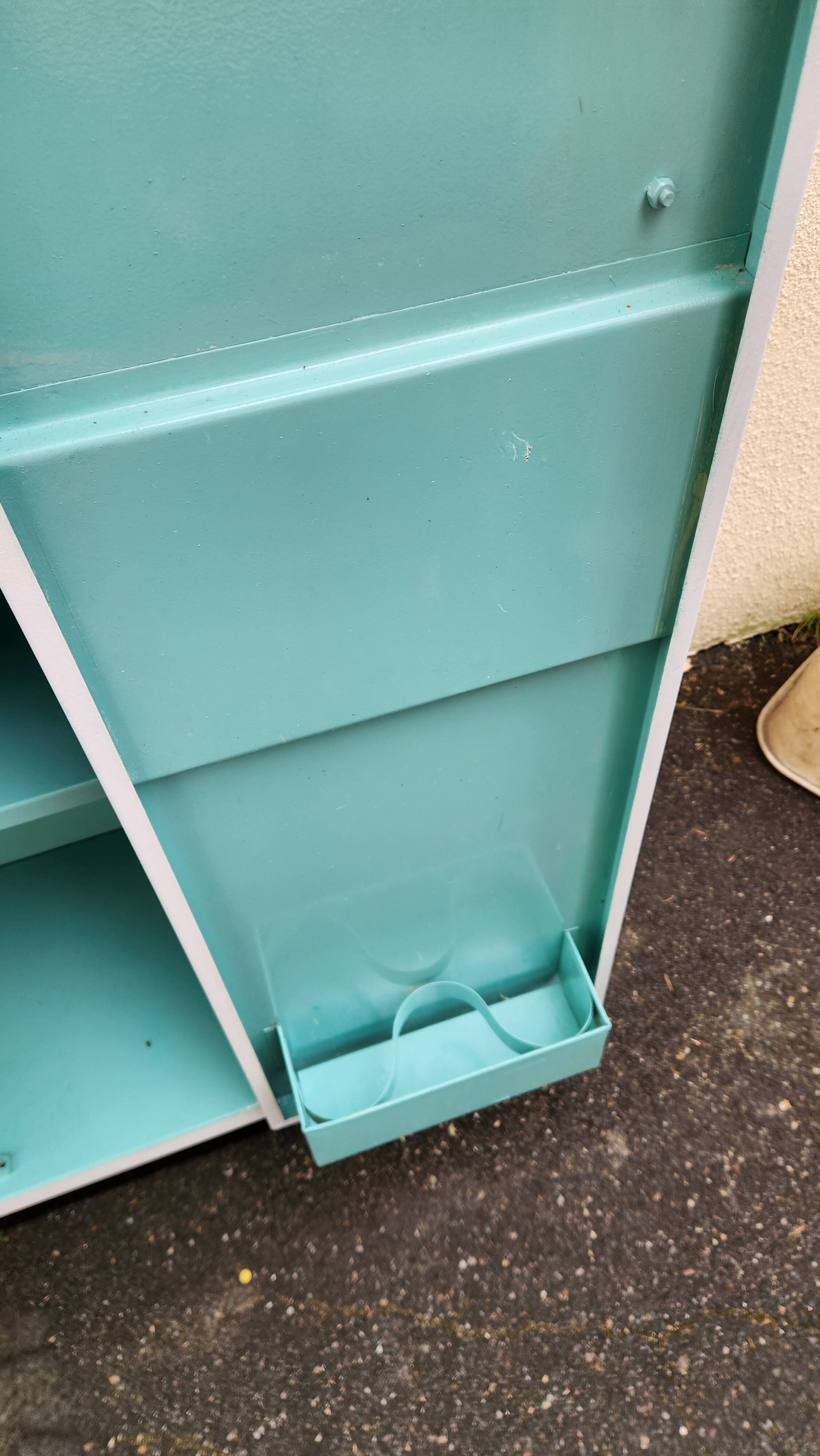 Vintage industrial metal wardrobe 1960-1970