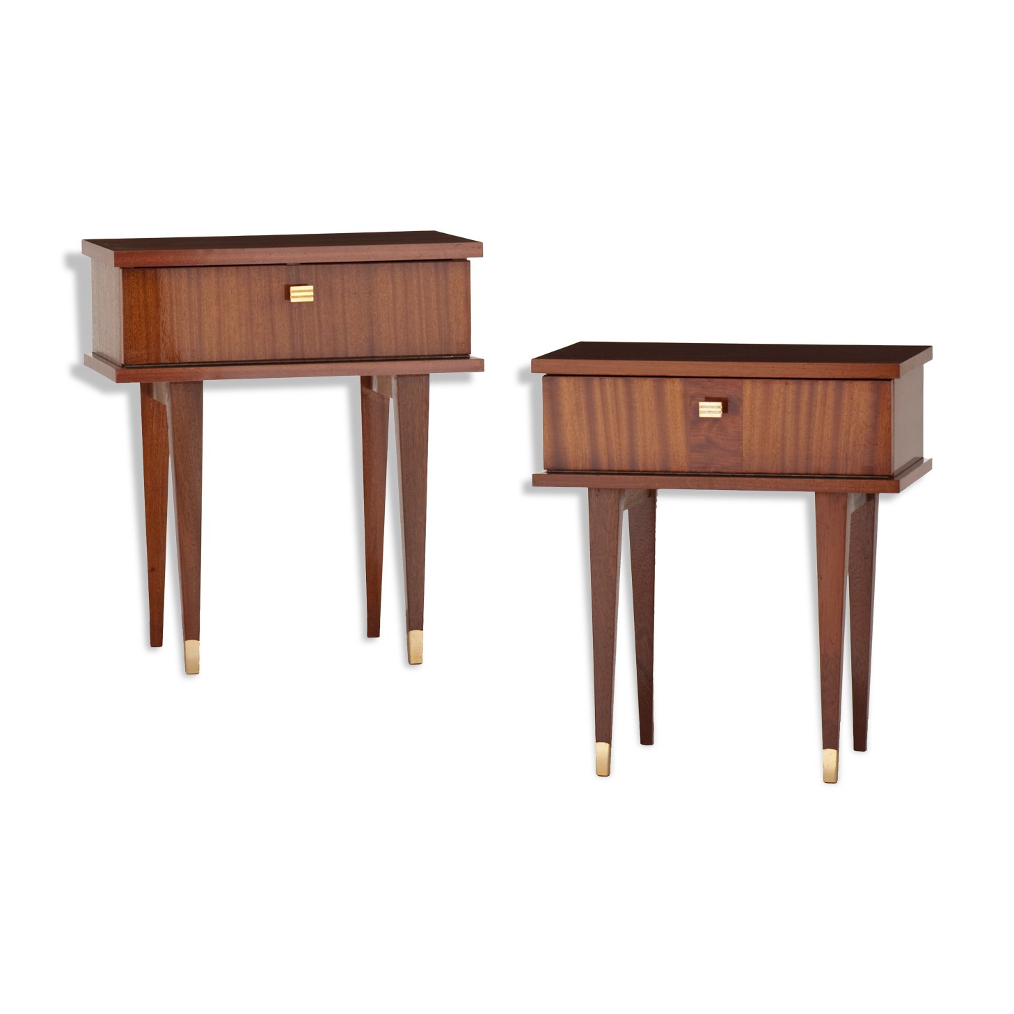 Pair of vintage bedside tables year 50/60