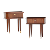 Paire de chevets vintage an 50/60