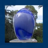 Glassware art vase unsigned handcrafted work