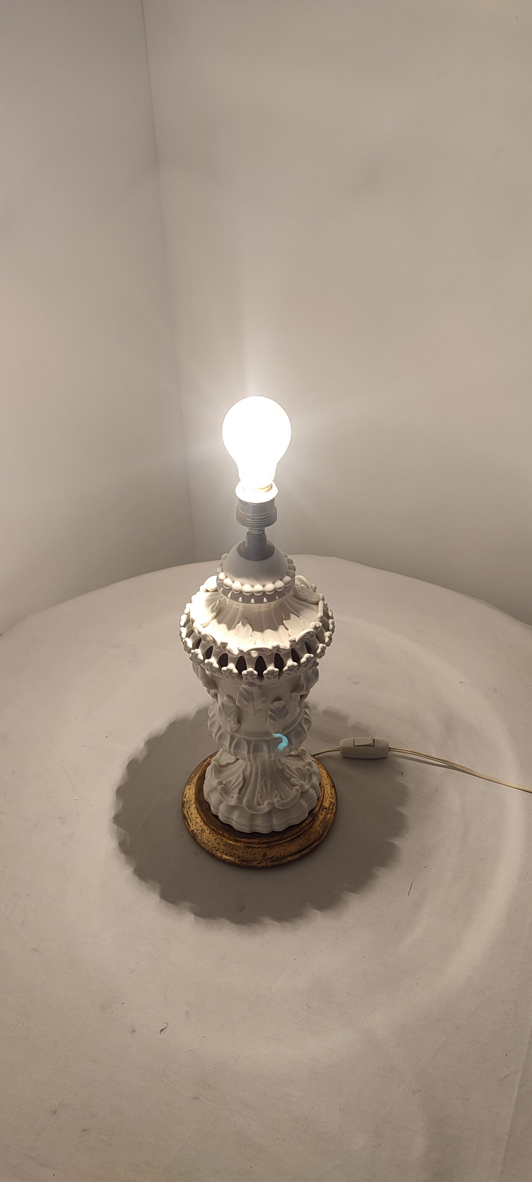 Lampe en céramique de Manises, Espagne, années 1960