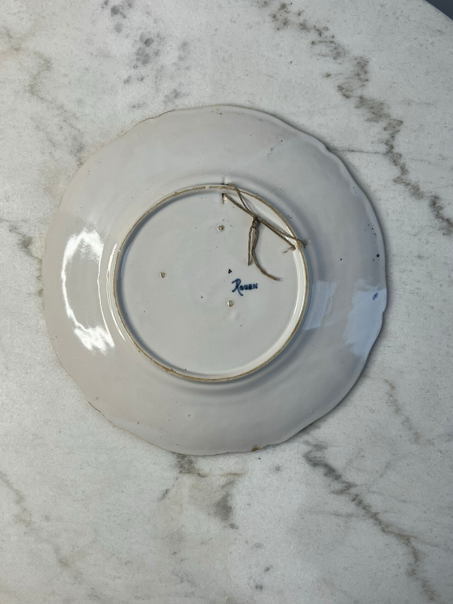 Ironstone plate Rouen 26cm