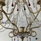 Italian chandelier of the 60s in De Murano glass