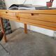 Bureau vintage 1970/1980 en bois blond, simat