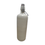 Bouteille en grès vernissée blanche