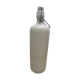 Bouteille en grès vernissée blanche