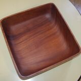 Great deep dish fruit basket empty Pocket Scandinavian vintage teak