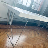 Matte white design table