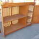 Mahogany and straw bar, made in Mexico around 1950