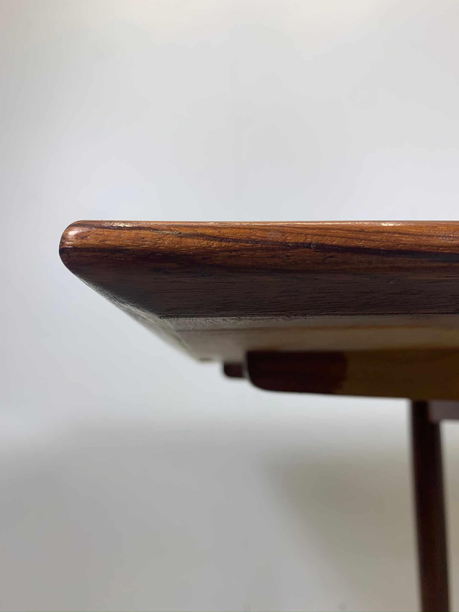 Square dining table in palisander by Lübke, 1960