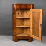 Biedermeier Corner Cabinet, 19th Century, Fully Renovated