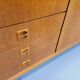 Vintage Scandinavian-style teak wardrobe from the 1960s
