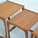 Gplan teak trundle table 1970