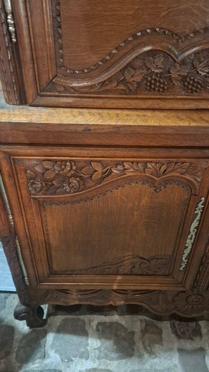 Buffet deux corps normand