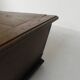 Antique oak chest, trough, blanket chest, 19th century