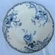Flat plate Terre de Fer signed HB & Cie Choisy le Roi model Pornic
