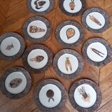 Porcelain plates