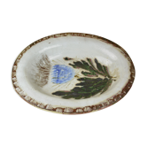 Plat ovale au chardon Albet et Pyot Thiry