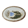 Plat ovale au chardon Albet et Pyot Thiry
